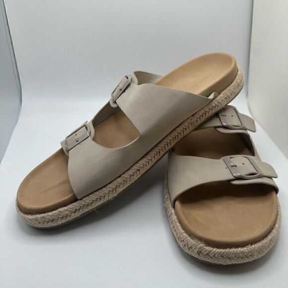 CUSHIONAIRE Women's Espadrille footbed sandal with +Comfort 11 STONE - Picture 7 of 7